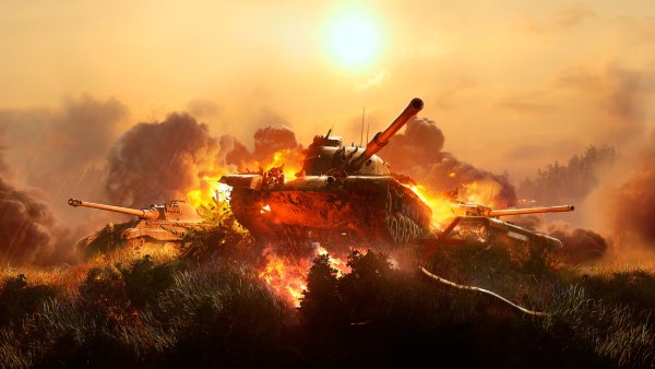 Взрыв БК В вар Тандер