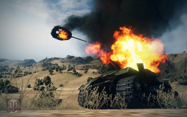 Ворлд оф танк взорванный танк