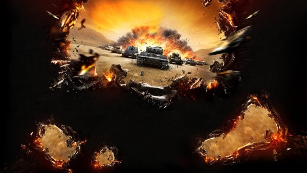 World of Tanks взрыв