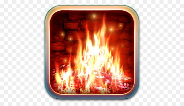 Изображение камина с огнем