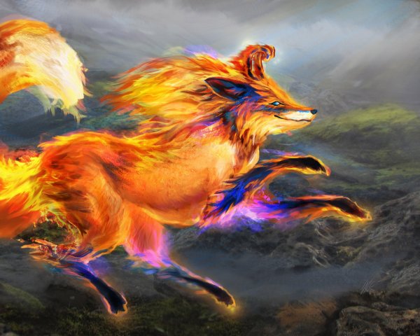 Кицунэ Огненная лиса