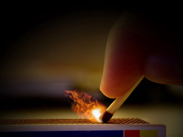 Пожар из за спичек