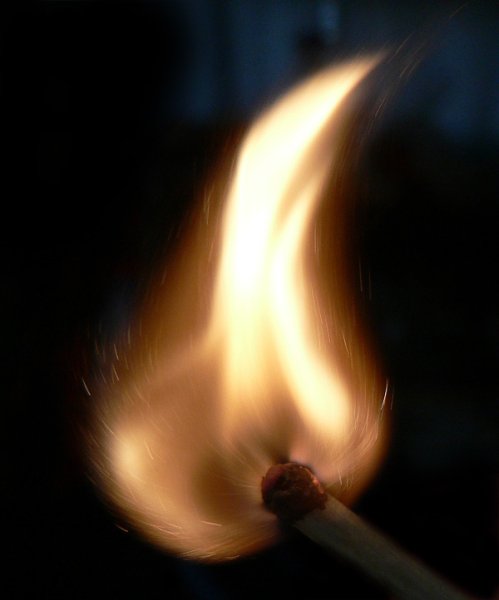 Сгоревшая спичка