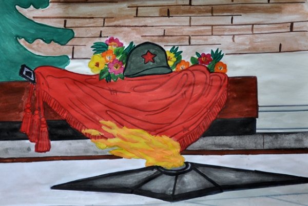 Рисунок по теме и помнит мир спасенный