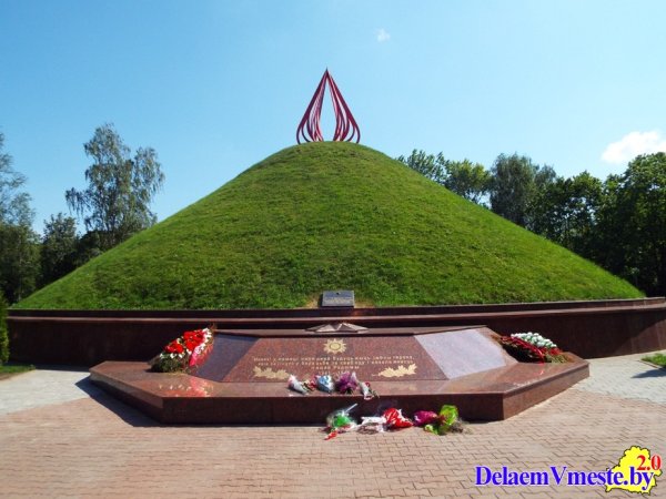 Курган славы Гомель на карте