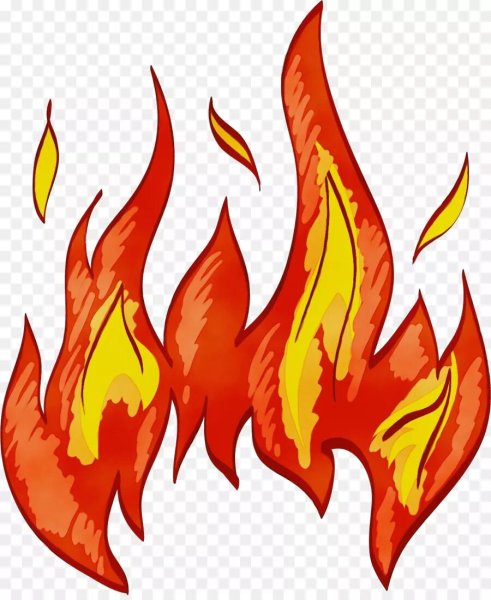 Огонь рисунок