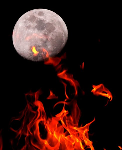 Полнолуние и костер