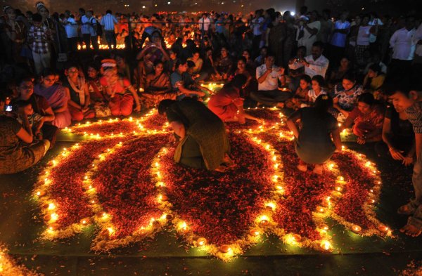 Дивали праздник в Индии