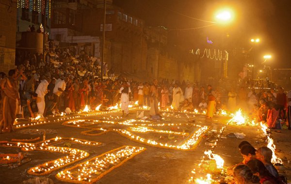 Дивали Индия ганг