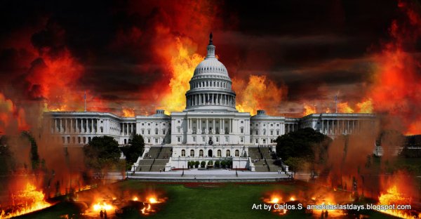 США штурм Капитолия в Вашингтоне