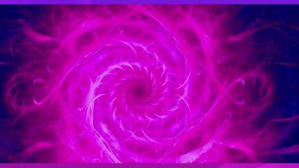 Фиолетовое пламя визуализации