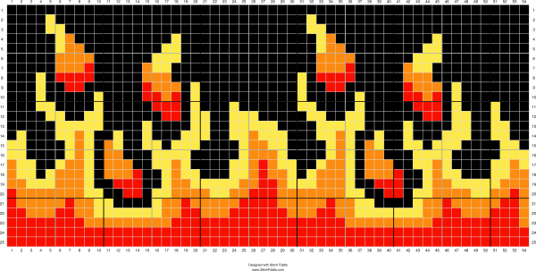 Фенечки огонь