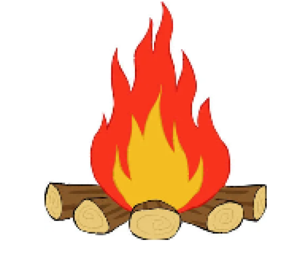 Костер рисунок