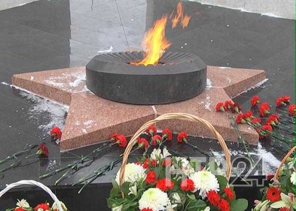 Вечный огонь в городе Нижнекамск