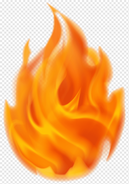 Silver Flame PNG