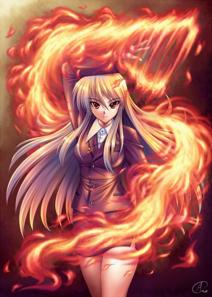 Аниме пламя Эрис