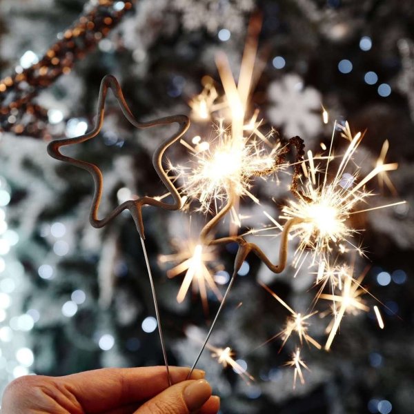 Бенгальские огни новый год