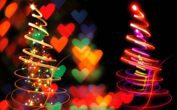 Елка с огоньками