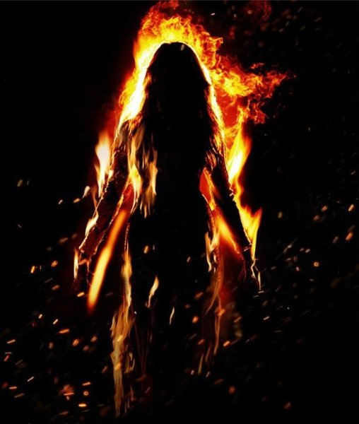 Огненная девушка