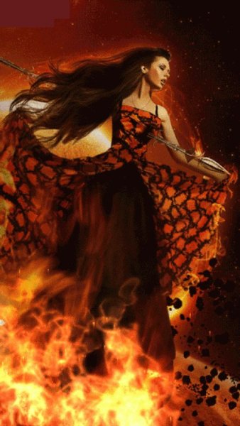 Женщина в огненном аду