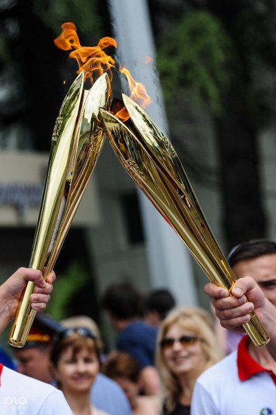 Факел олимпийского огня Сочи 2014