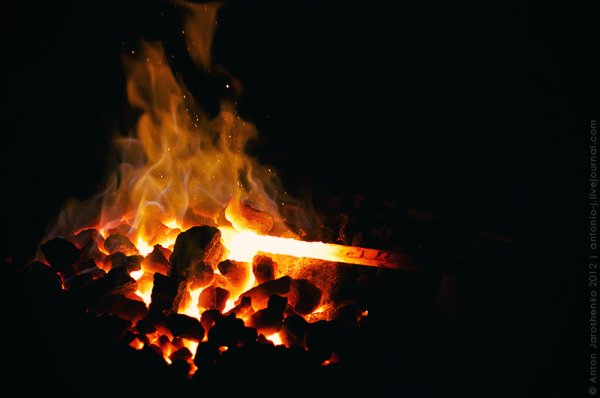 Железо огонь