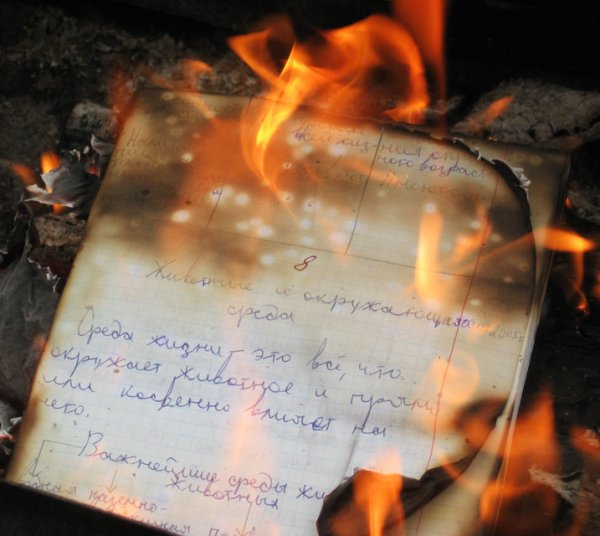 Сгоревшая рукопись