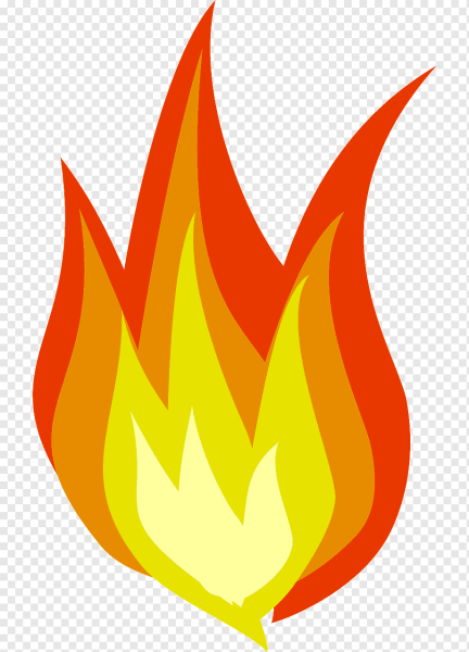 Нарисованное пламя