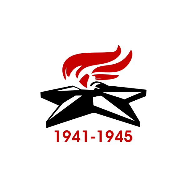 Вечный огонь на окна к 9 мая