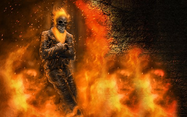 Скелет Призрачный гонщик