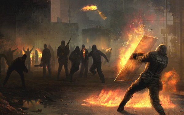 Массовые беспорядки арты