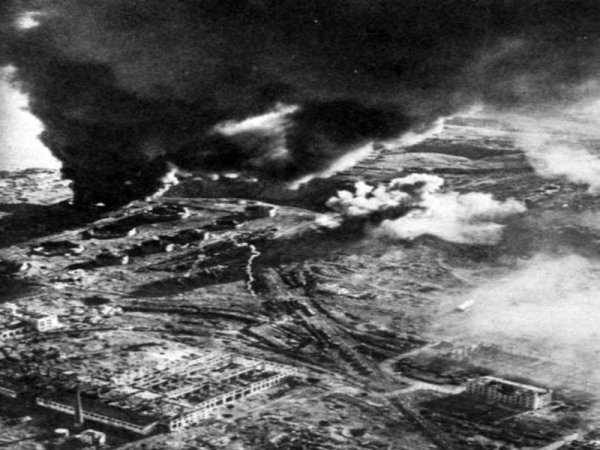 Сталинградская битва город в огне