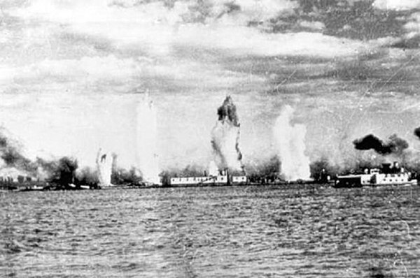 Переправа через Волгу Сталинград 1942