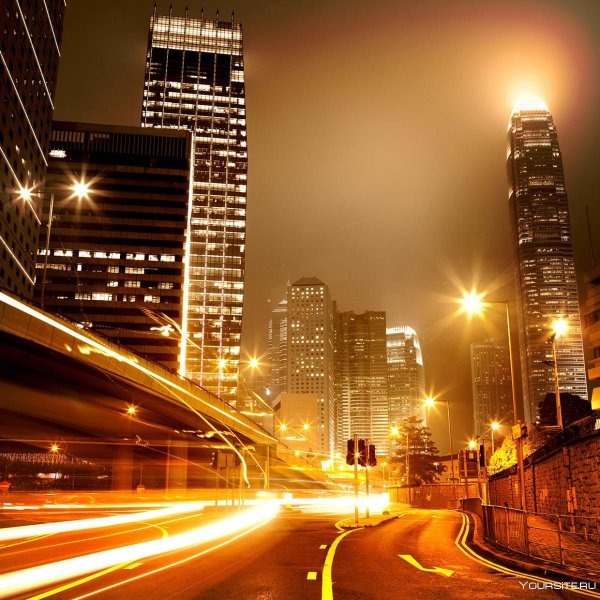 Фотообои ночной город