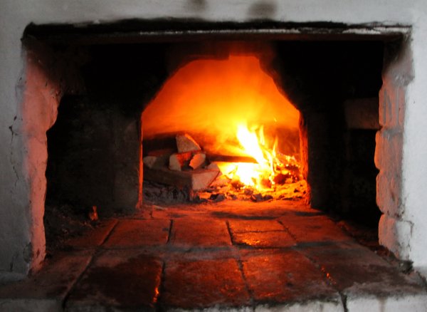 Пламя в печке