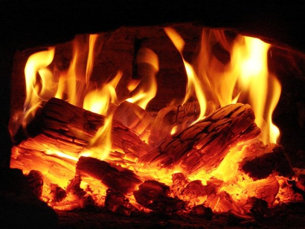 Пламя в печи