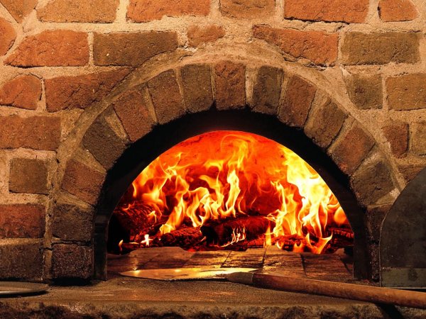 Огонь в печи