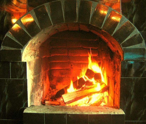 Огонь в русской печи