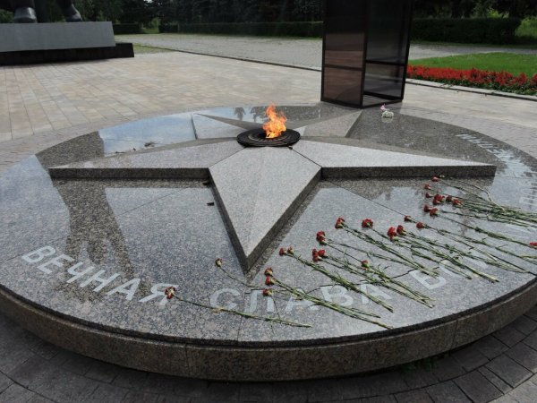 Вечный огонь Омск парк Победы