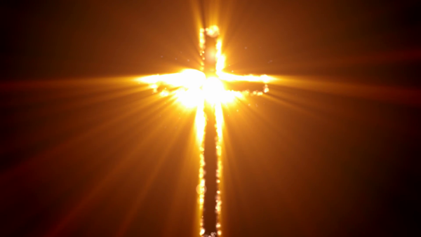 Крест из огня