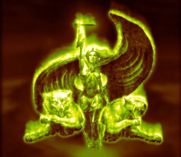 Свастика в огне