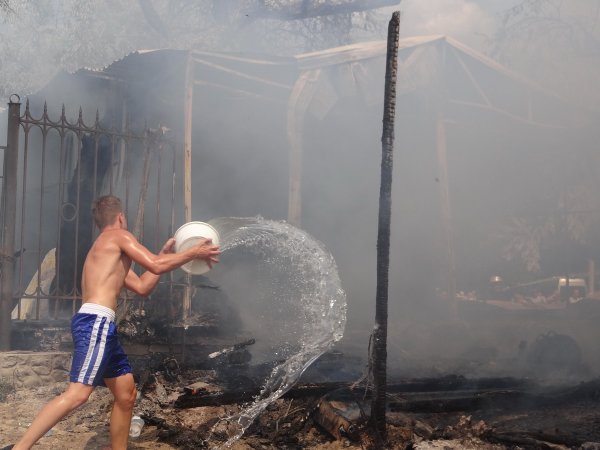 Тушение водой