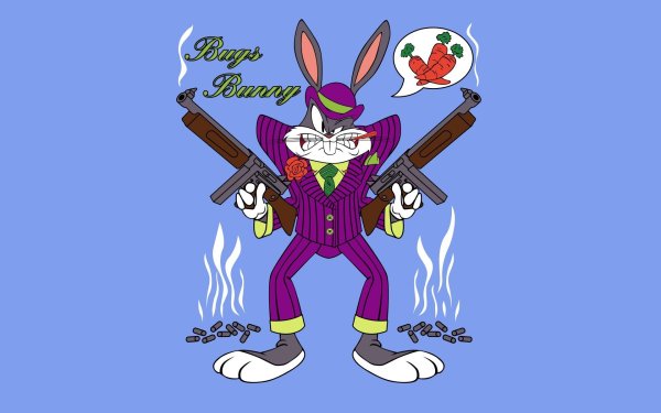 Looney Tunes гангстер Багз Банни