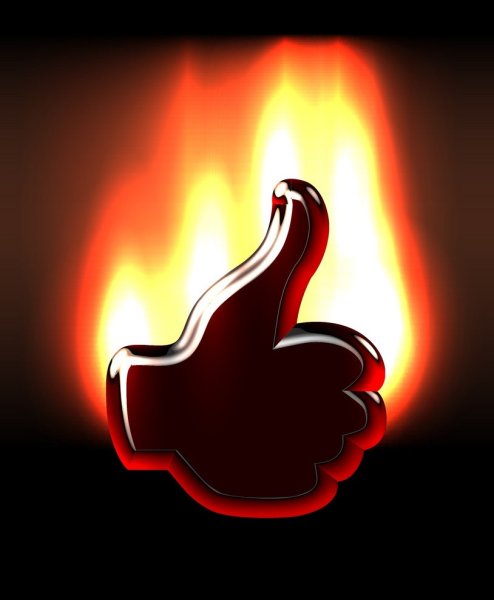 Огненный лайк