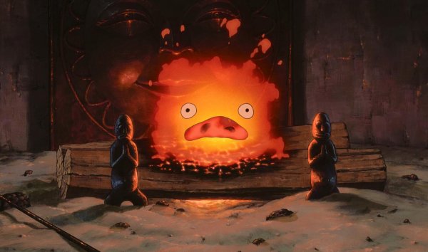 Ходячий замок Хаула Кальцифер