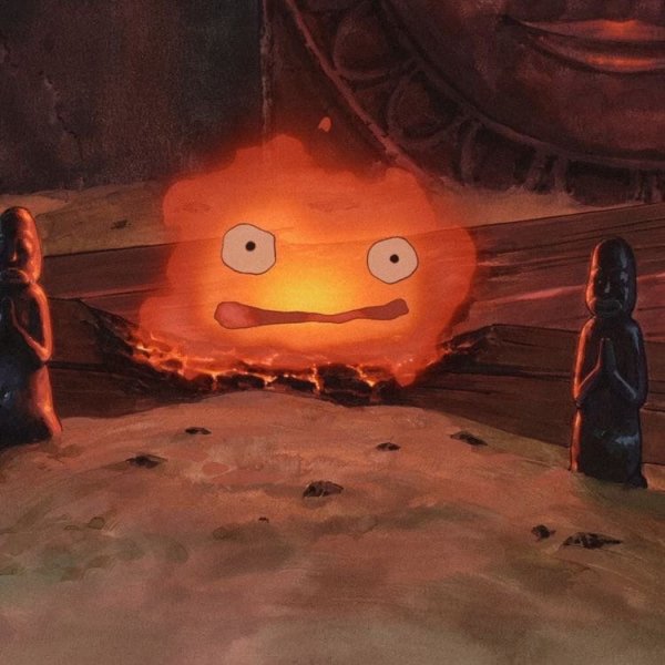 Ходячий замок огонек Кальцифер