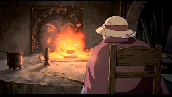 Хаяо Миядзаки Ходячий замок Кальцифер