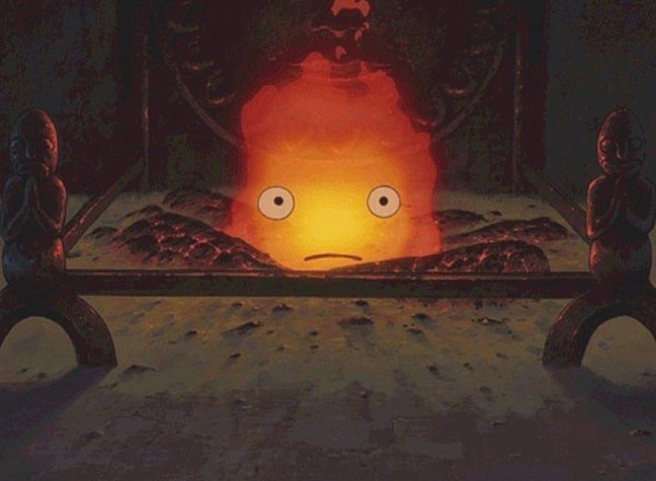 Кальцифер демон огня