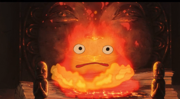 Ходячий замок Кальцифер кадры