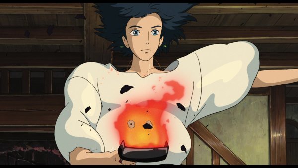 Ходячий замок Хаул и Кальцифер